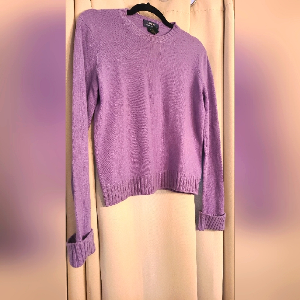 Ralph Lauren - Cashmere - Lavender Color Sweater - Size L